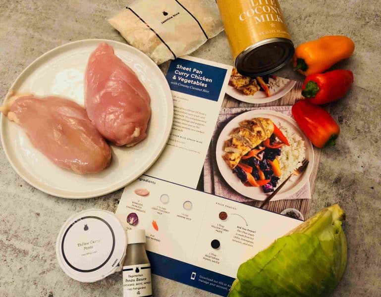 Curry Chicken & Vegetables by Blue Apron