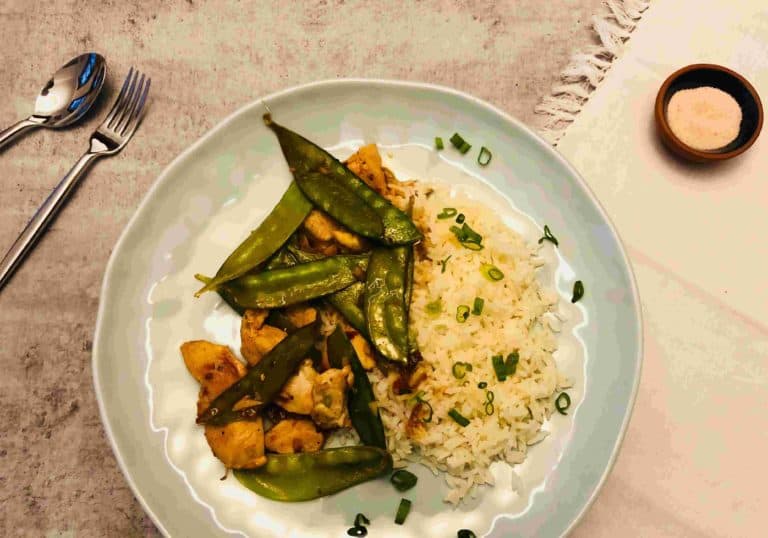 Spicy Chicken & Snow Pea Stir-Fry by Blue Apron