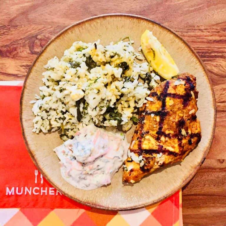 Spiced chicken with rice by Munchery