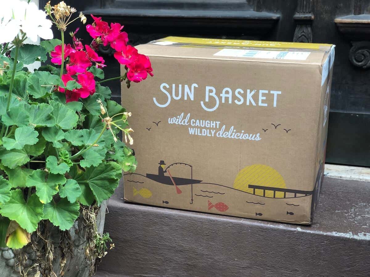 sun basket meal kit box