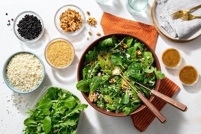 Organic protein crunch salad